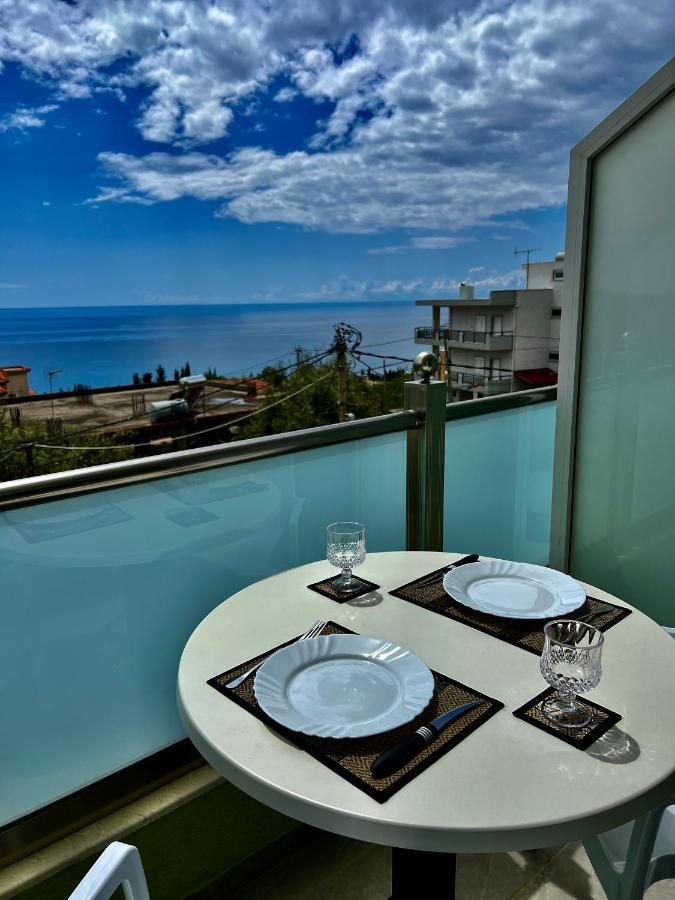 Oscar'S Apartments Drymades Dhërmi Esterno foto