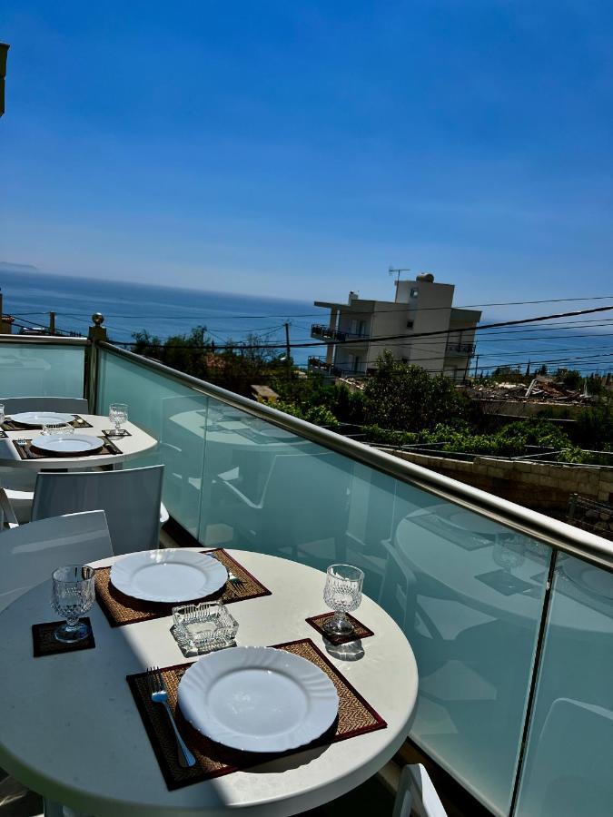 Oscar'S Apartments Drymades Dhërmi Esterno foto